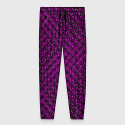 Женские брюки Текстурированный фиолетовый