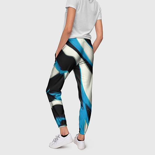 Женские брюки Современное искусство абстракции / 3D-принт – фото 4