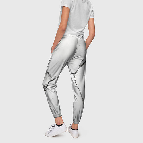 Женские брюки Растрескавшийся бетон / 3D-принт – фото 4