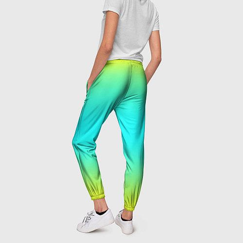 Женские брюки Кислотный градиент абстракция / 3D-принт – фото 4