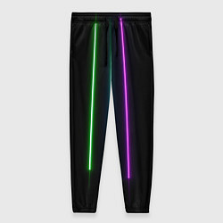 Брюки женские Neon stripes, цвет: 3D-принт