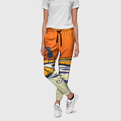 Брюки женские Арт с фантастическим пейзажем, цвет: 3D-принт — фото 2