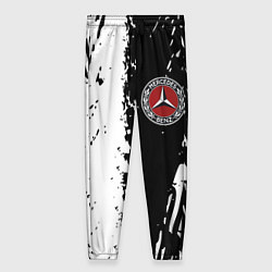 Брюки женские Mercedes краски текстура, цвет: 3D-принт