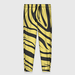 Брюки женские Светлый тигровый паттерн, цвет: 3D-принт