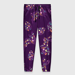 Брюки женские Кролики и яйца, цвет: 3D-принт