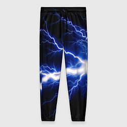 Брюки женские Lightning blue, цвет: 3D-принт