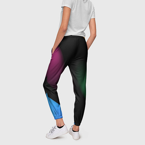 Женские брюки Multicoloured / 3D-принт – фото 4