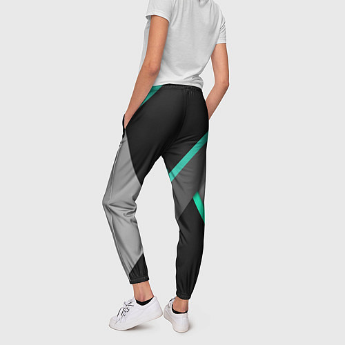 Женские брюки Multicoloured / 3D-принт – фото 4