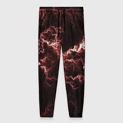 Брюки женские Lightning red, цвет: 3D-принт