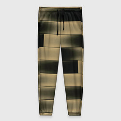 Брюки женские Color yellow square, цвет: 3D-принт