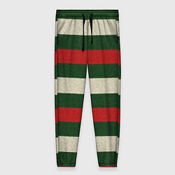 Брюки женские Цветные лини текстура ткани, цвет: 3D-принт