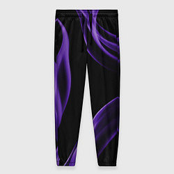 Брюки женские Purple abstraction, цвет: 3D-принт