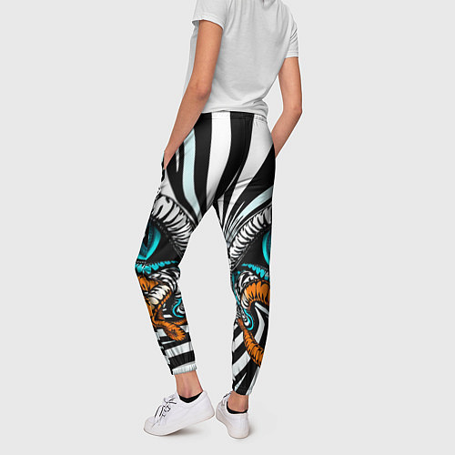 Женские брюки Глаз и щупальца / 3D-принт – фото 4