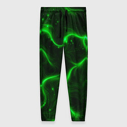 Брюки женские Неновые зигзаги, цвет: 3D-принт