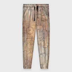 Брюки женские Стимпанк элементы, цвет: 3D-принт