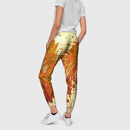 Женские брюки Абстракция - sunspot / 3D-принт – фото 4