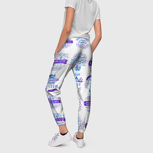 Женские брюки Easter holidays / 3D-принт – фото 4