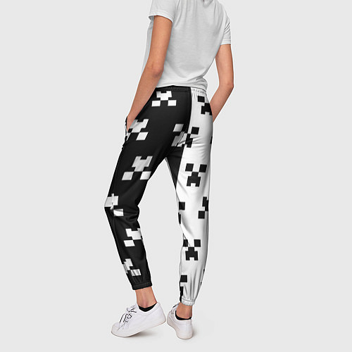 Женские брюки Doom x minecraft pattern / 3D-принт – фото 4