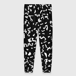 Брюки женские Черный камуфляж, цвет: 3D-принт