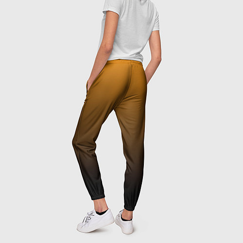 Женские брюки Orange gradient / 3D-принт – фото 4