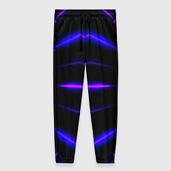 Брюки женские Color black neon, цвет: 3D-принт