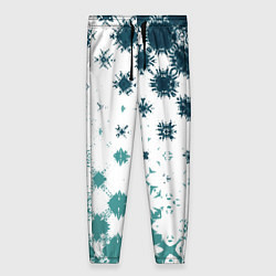 Брюки женские Узорчатые пятна по диагонали, цвет: 3D-принт