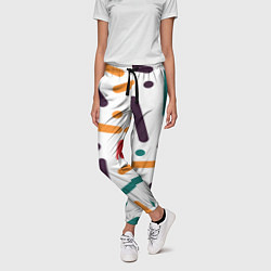 Брюки женские Oval oil, цвет: 3D-принт — фото 2