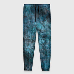 Брюки женские Абстракция - dark blue, цвет: 3D-принт