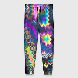 Брюки женские Абстракция переливы, цвет: 3D-принт