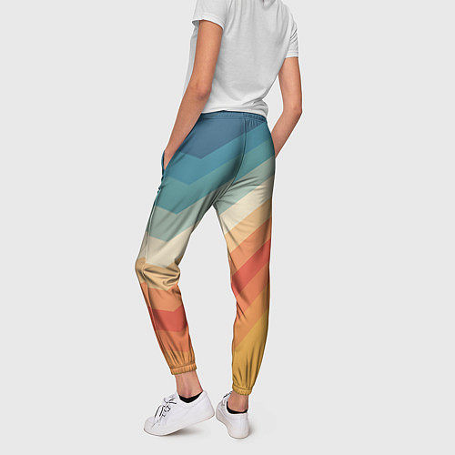 Женские брюки Полосы / 3D-принт – фото 4
