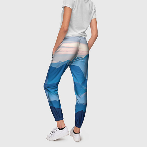 Женские брюки Горы / 3D-принт – фото 4