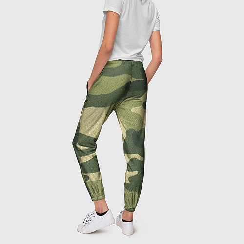 Женские брюки Хаки / 3D-принт – фото 4
