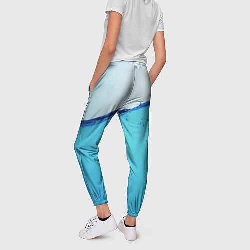 Женские брюки Вода / 3D-принт – фото 4