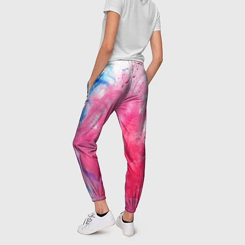 Женские брюки Взрыв красок / 3D-принт – фото 4