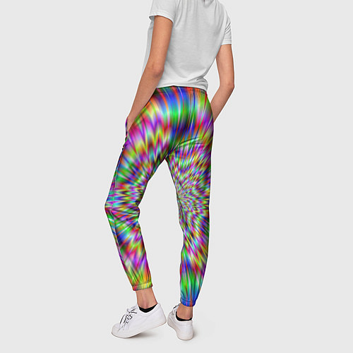 Женские брюки Спектральная иллюзия / 3D-принт – фото 4