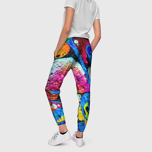Женские брюки Граффити / 3D-принт – фото 4