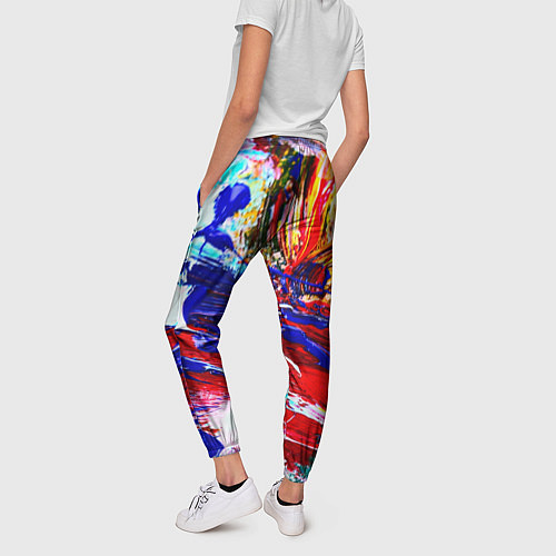 Женские брюки Краска / 3D-принт – фото 4