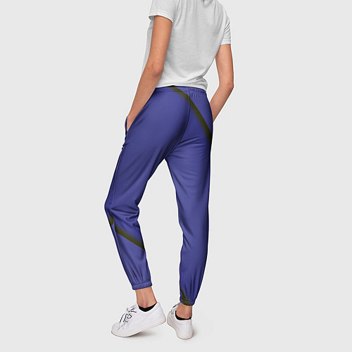 Женские брюки Линии / 3D-принт – фото 4