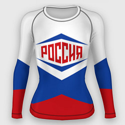 Рашгард женский Россия 2016, цвет: 3D-принт