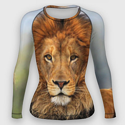 Рашгард женский Красавец лев, цвет: 3D-принт