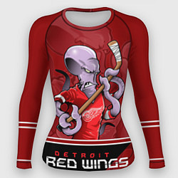Рашгард женский Detroit Red Wings, цвет: 3D-принт