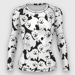 Рашгард женский Undertale Annoying dog, цвет: 3D-принт