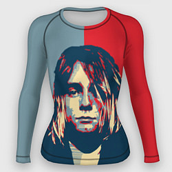 Рашгард женский Kurt Cobain, цвет: 3D-принт
