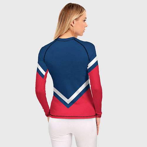Женский рашгард NHL: Washington Capitals / 3D-принт – фото 4