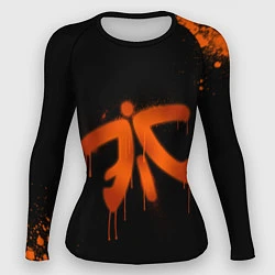 Женский рашгард Fnatic: Black collection