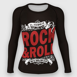 Рашгард женский Rock & Roll, цвет: 3D-принт