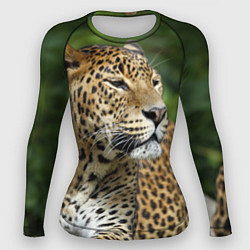 Рашгард женский Лик леопарда, цвет: 3D-принт