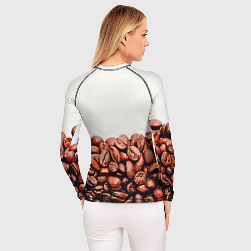 Женский рашгард Coffee / 3D-принт – фото 4