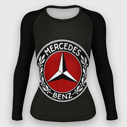 Рашгард женский Mercedes-Benz, цвет: 3D-принт
