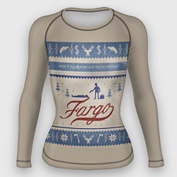 Рашгард женский Fargo Winter, цвет: 3D-принт